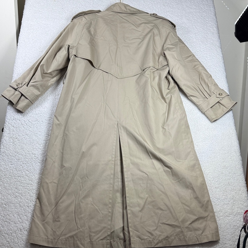 London Fog Beige Trench Coat - Picture 14 of 15